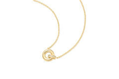  Voque Maven - Link necklaces - Silver / 14kt GP - Crystal - 45cm